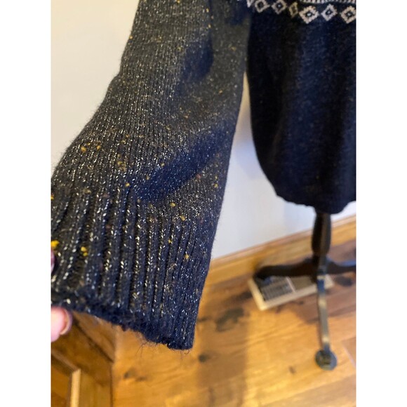 Weatherproof Vintage Original Sweater Size XL Crewneck Fair Isle Black Red EUC - Picture 5 of 12